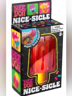 Nice-Sicle Red and Yellow Squishy Popsicle Toy